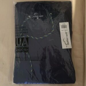 Butter-Soft Navy Scrub Top